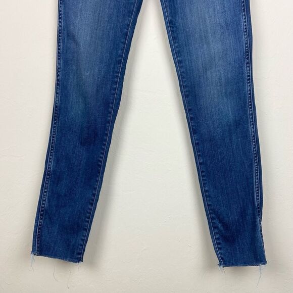 Madewell 10” High-Rise Skinny Button-Fly Raw Hem Jeans - Picture 5 of 8